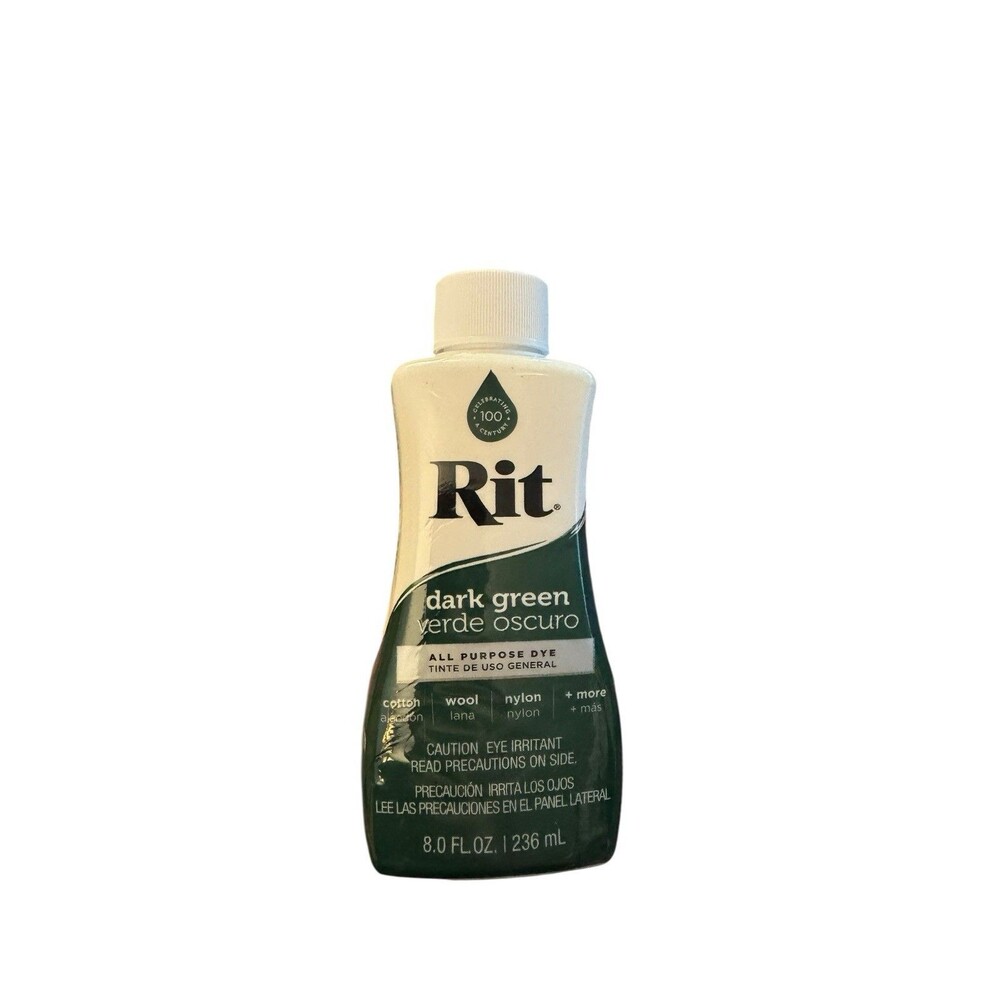 RIT Liquid Dye, All Purpose Fabric Dye - Dark Green‎